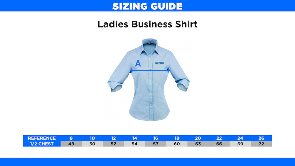 Santos Womens Business Shirt